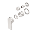 BIANCA SHOWER MIXER WITH DIVERTOR SEPARATE BACK PLATE TRIM KITS ONLY BRUSHED NICKEL