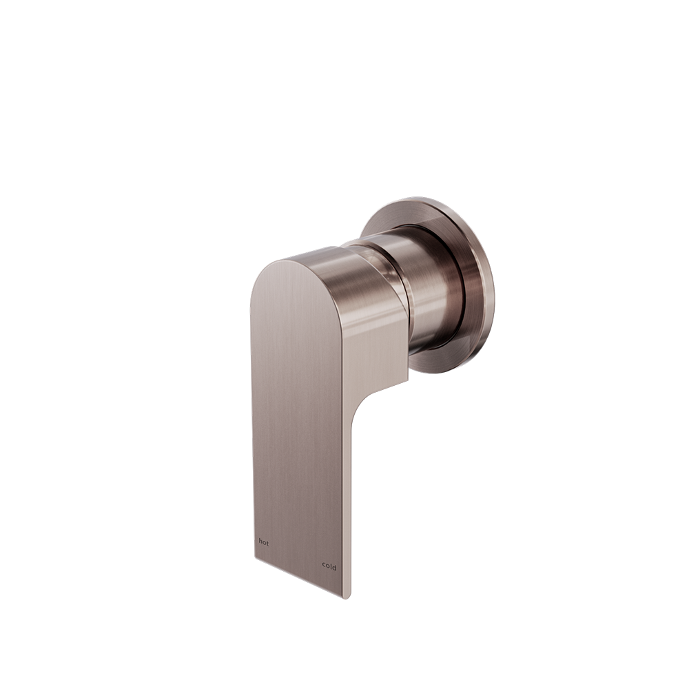 BIANCA SHOWER MIXER 60MM PLATE BRUSHED BRONZE