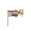 BIANCA SHOWER MIXER 60MM PLATE BRUSHED BRONZE
