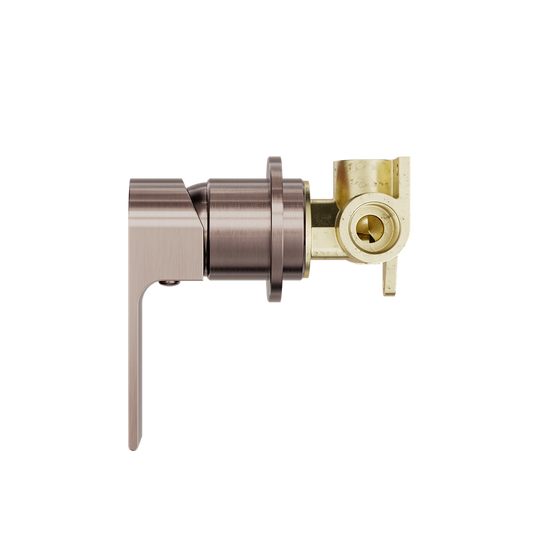 BIANCA SHOWER MIXER 60MM PLATE BRUSHED BRONZE