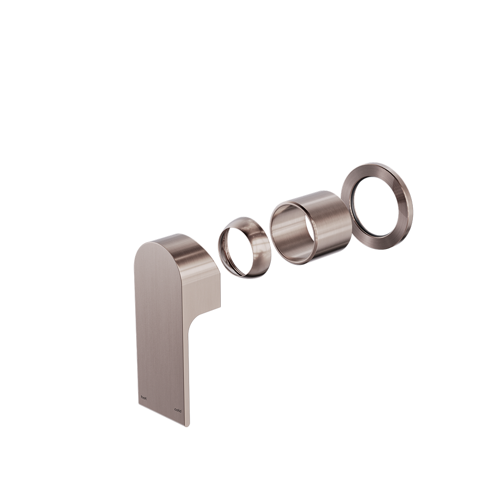 BIANCA SHOWER MIXER 60MM PLATE TRIM KITS ONLY BRUSHED BRONZE