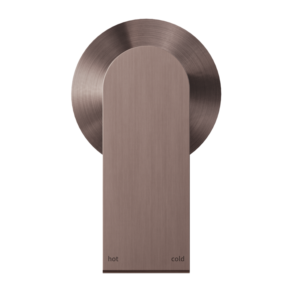 BIANCA SHOWER MIXER 80MM PLATE BRUSHED BRONZE