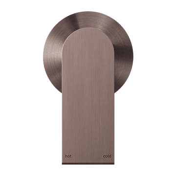 Bianca Shower Mixer 80MM Plate Brushed Bronze