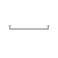 DOLCE SINGLE TOWEL RAIL 700/900MM CHROME