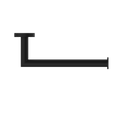 DOLCE HAND TOWEL RAIL MATTE BLACK