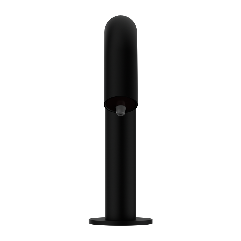 MECCA HOB MOUNTED SENSOR SOAP DISPENSER MATTE BLACK