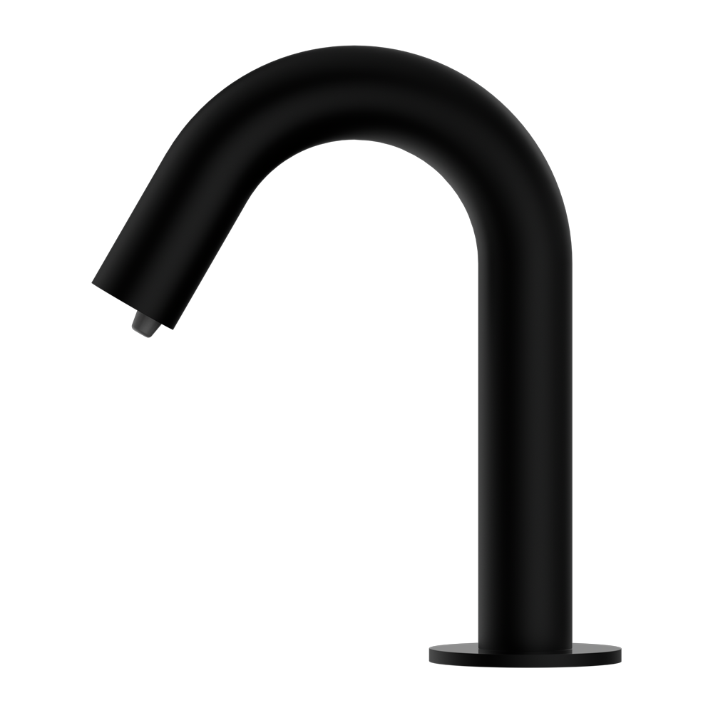 MECCA HOB MOUNTED SENSOR SOAP DISPENSER MATTE BLACK