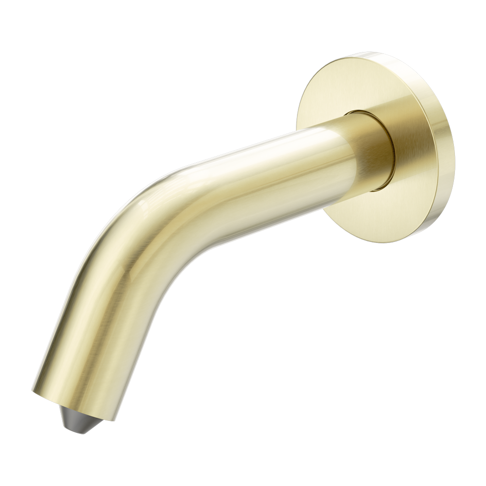 MECCA WALL MOUNTED SOAP DISPENSER BRUSHED GOLD