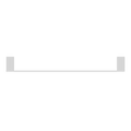 CELIA SINGLE TOWEL RAIL 600/800MM CHROME