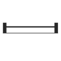 CELIA DOUBLE TOWEL RAIL 600/800MM MATTE BLACK