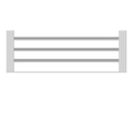 Nero Celia Towel Rack Chrome - Bathroom Accessory