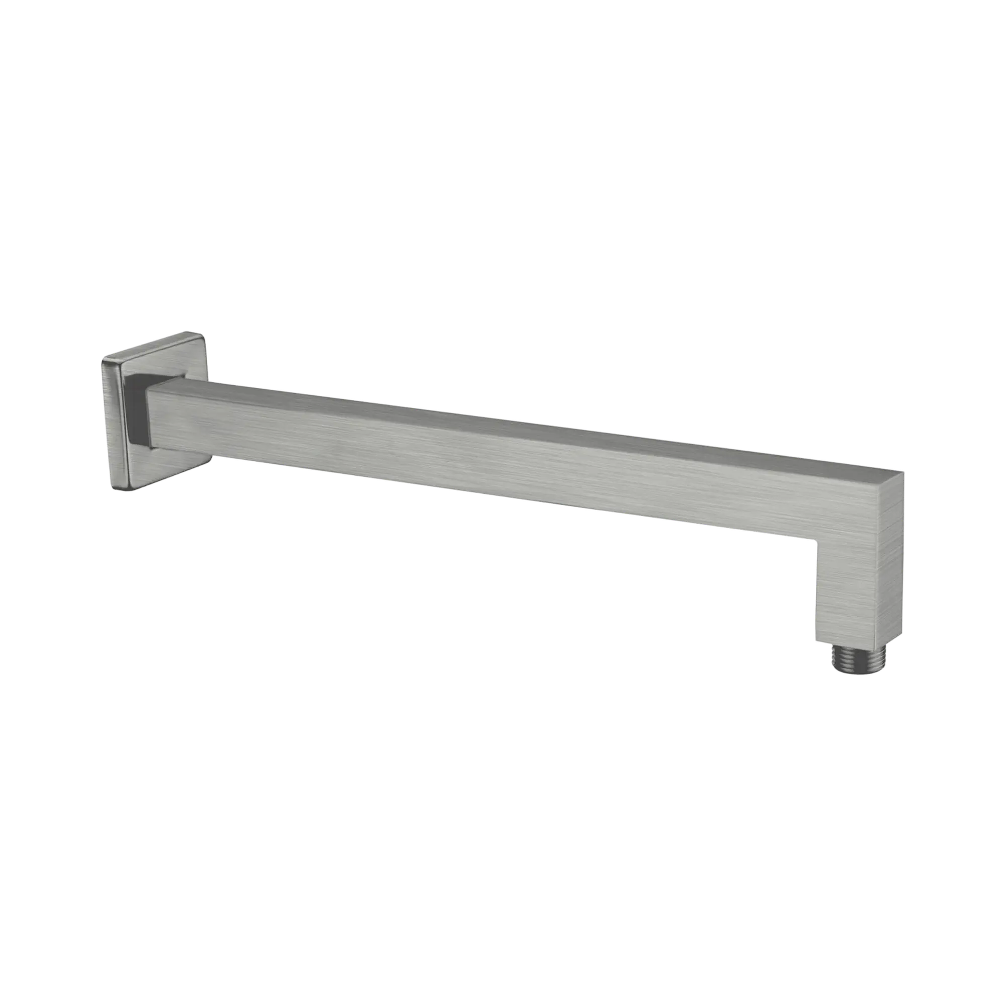 SQUARE SHOWER ARM CHROME (NR501CH) GUN METAL