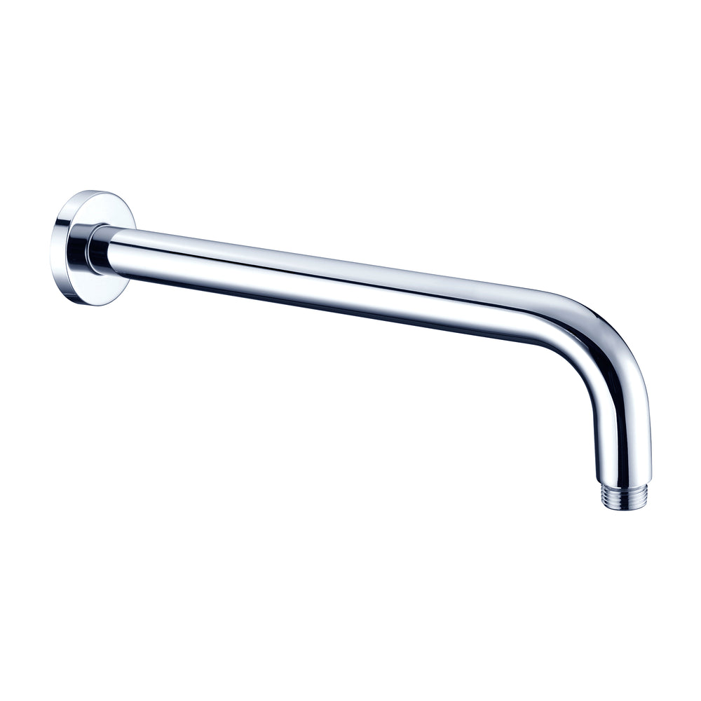 ROUND SHOWER ARM 330MM/500MM LENGTH CHROME CHROME