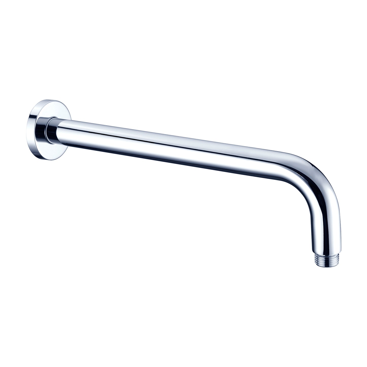 ROUND SHOWER ARM 330MM/500MM LENGTH CHROME CHROME