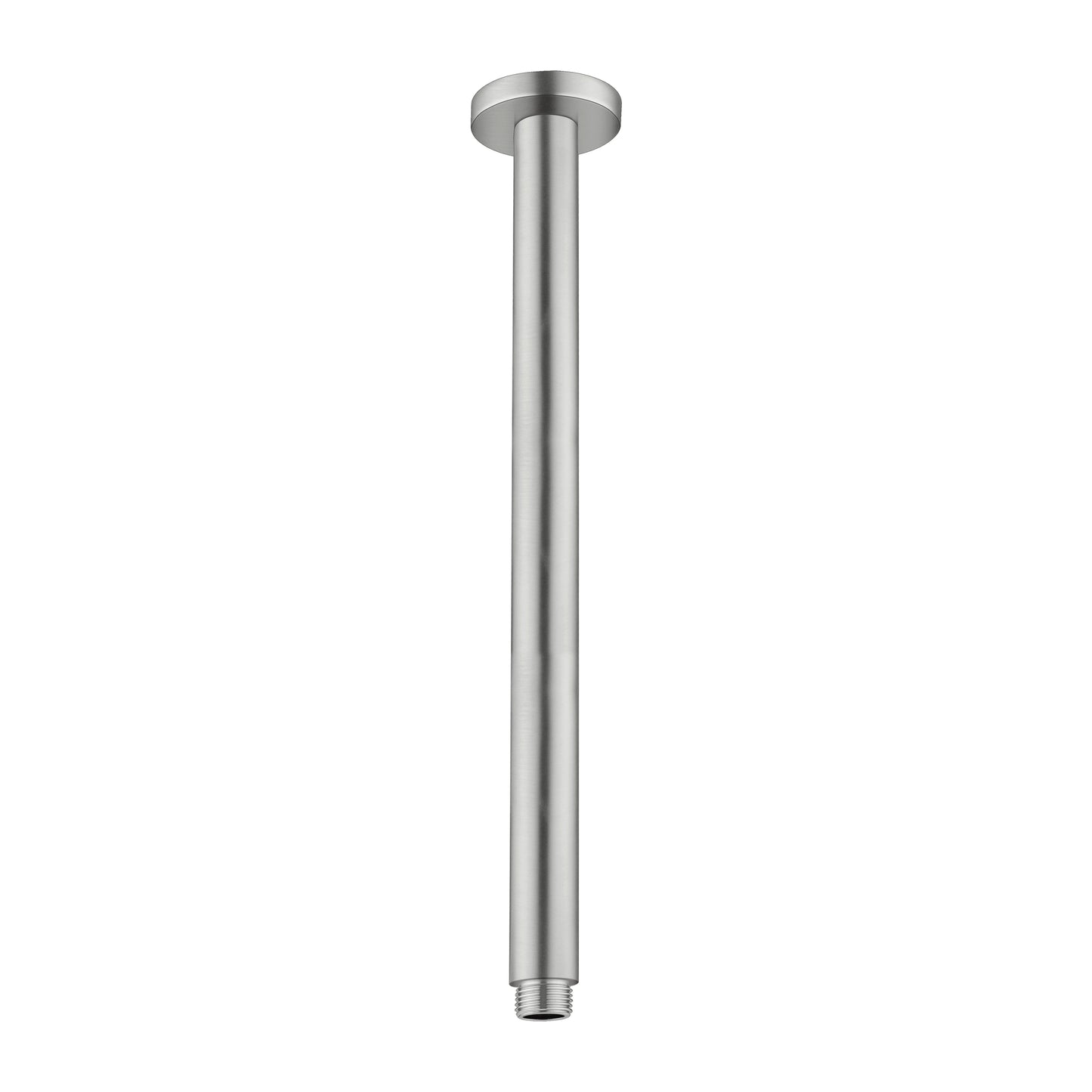 ROUND CEILING ARM 100MM/300MM LENGTH BRUSHED NICKEL