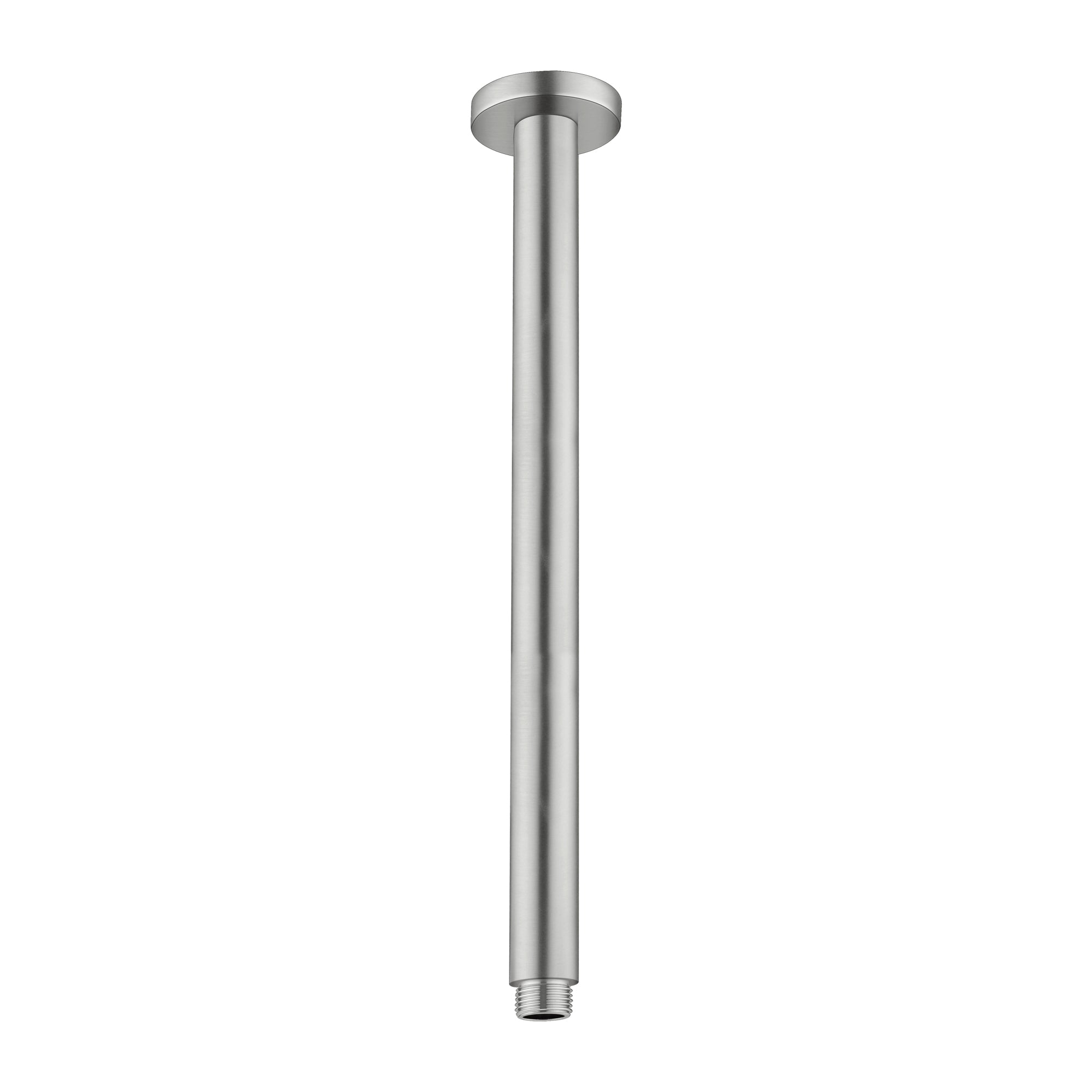 ROUND CEILING ARM 100MM/300MM LENGTH BRUSHED NICKEL