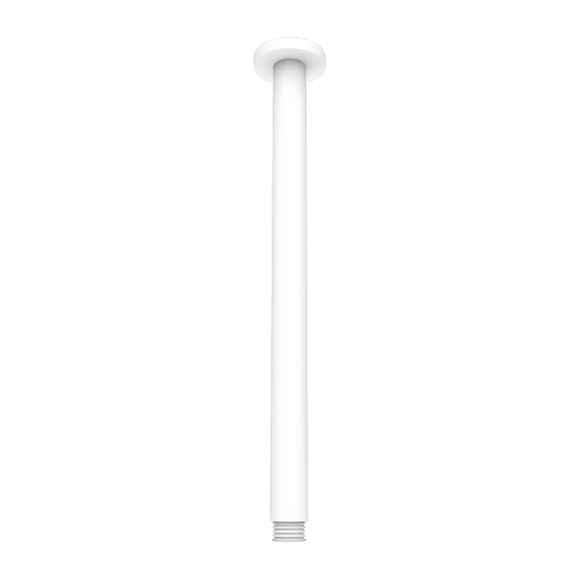 ROUND CEILING ARM 300MM LENGTH MATTE WHITE