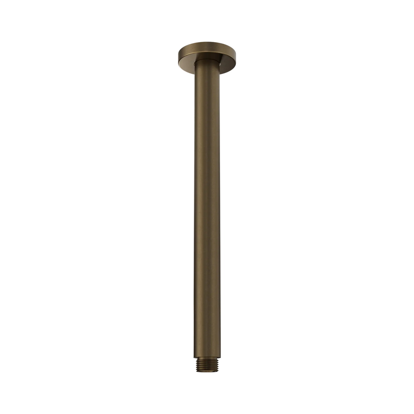 Round Ceiling Arm 300mm Length Tumbled Antique Brass