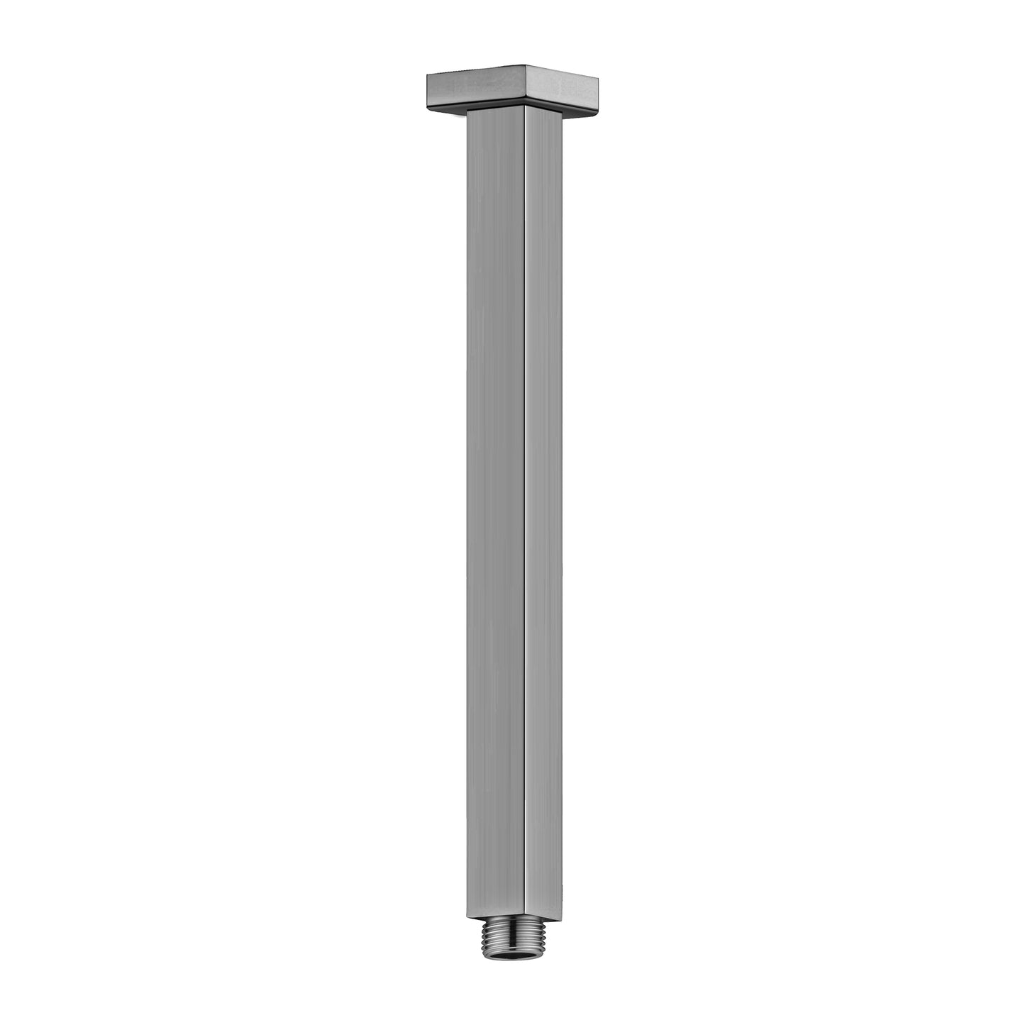 SQUARE CEILING ARM 300MM LENGTH GUN METAL GREY