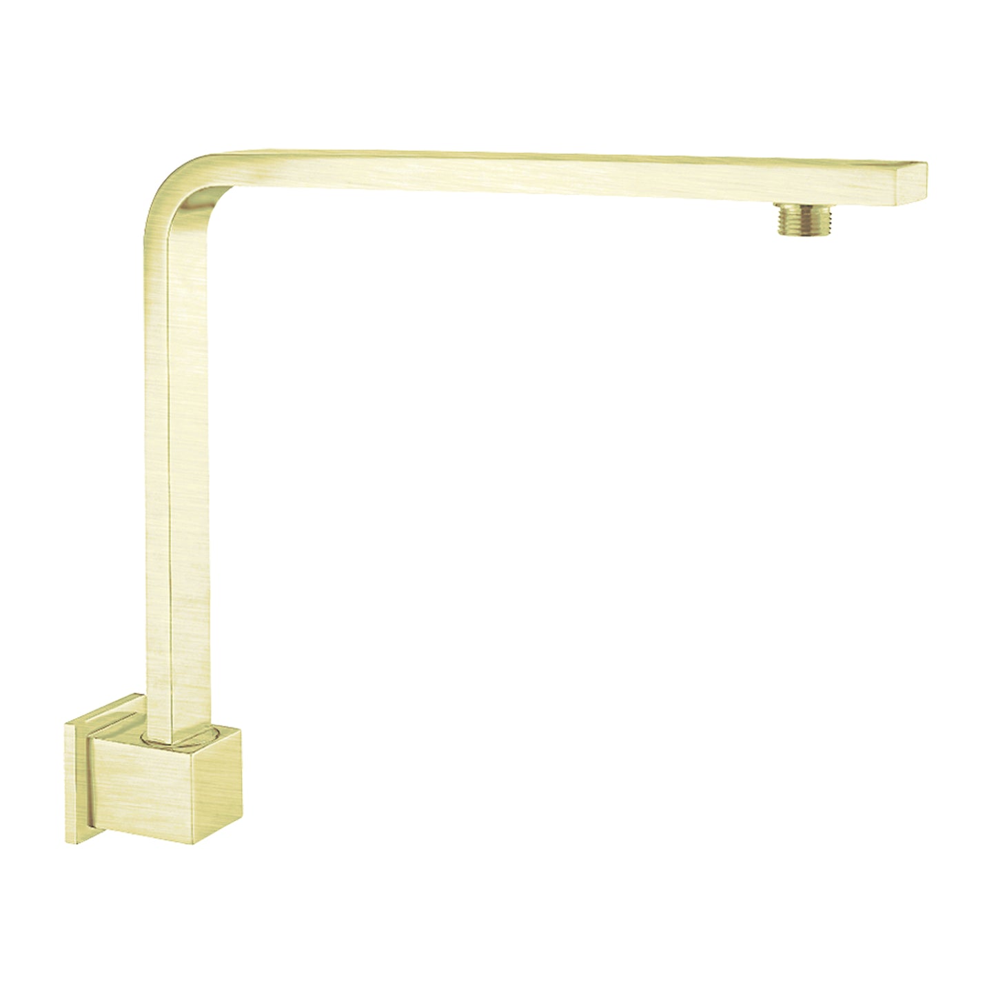 SQUARE SWIVEL SHOWER ARM CHROME (NR505CH) BRUSHED GOLD