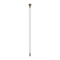PREMIUM FLEXIBLE MIXER TAP HOSE PAIR BRUSHED BRONZE