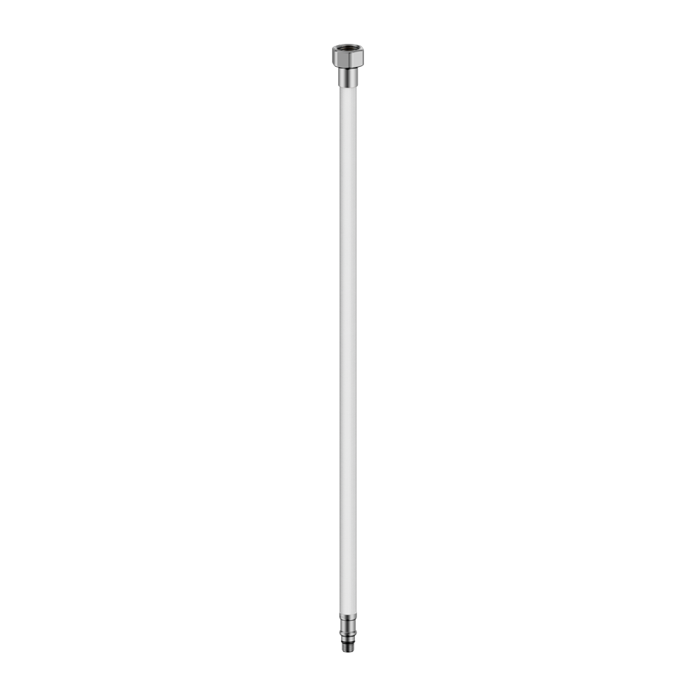 PREMIUM FLEXIBLE MIXER TAP HOSE PAIR CHROME