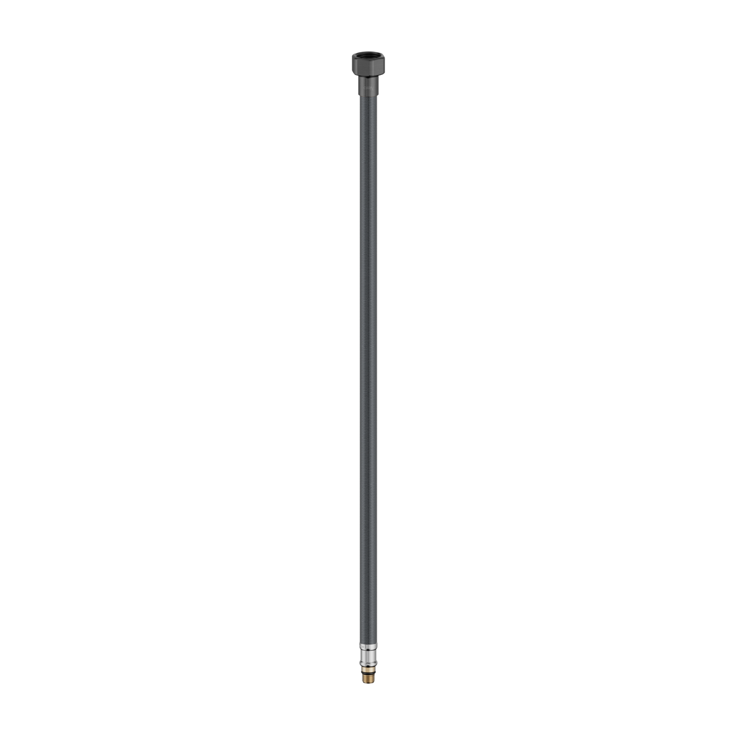 PREMIUM FLEXIBLE MIXER TAP HOSE PAIR GUN METAL