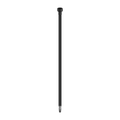 PREMIUM FLEXIBLE MIXER TAP HOSE PAIR MATTE BLACK