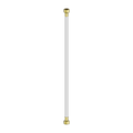 500MM PREMIUM G1/2 FEMALE FLEXIBLE WATER CONNECTOR HOSE BRUSHED GOLD