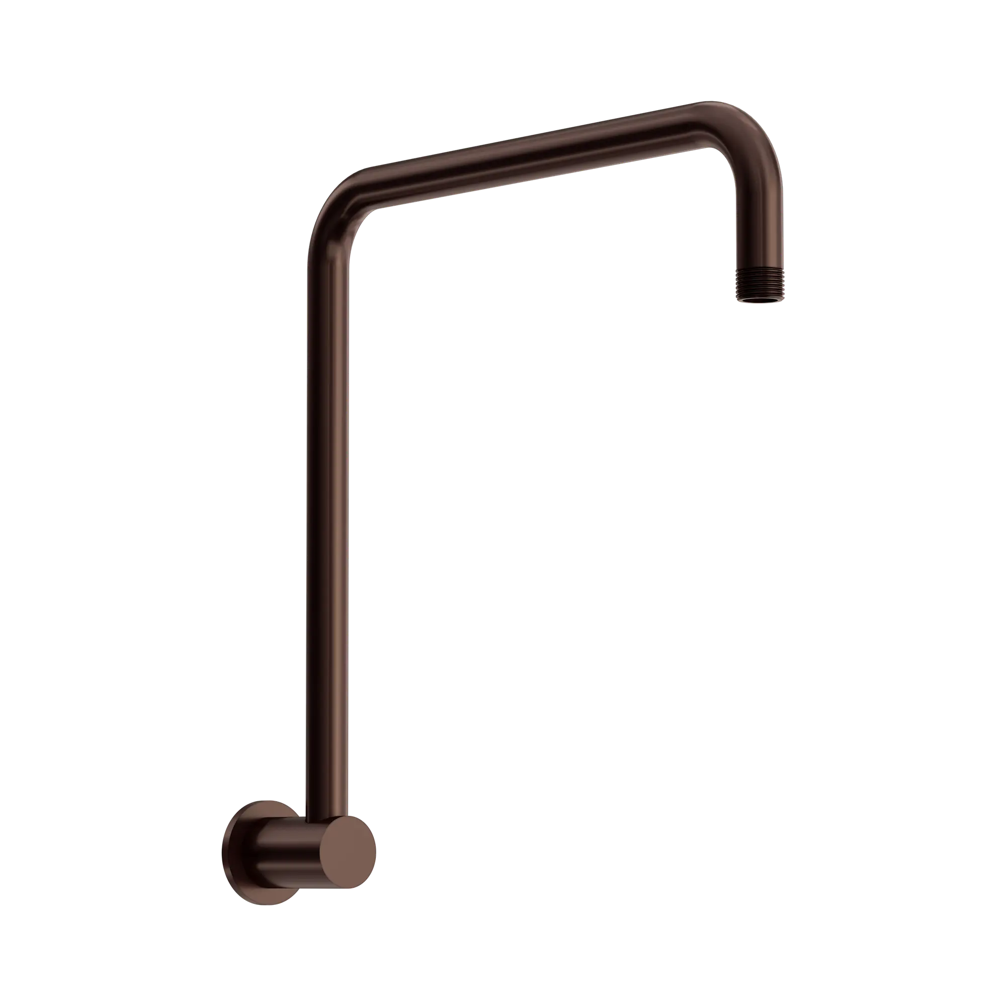 Round Swivel Shower Arm Rome Bronze