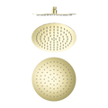 250MM ROUND STAINLESS STEEL SHOWER HEAD 4 STAR RATING BRUSHED GOLD