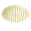 250MM ROUND STAINLESS STEEL SHOWER HEAD 4 STAR RATING BRUSHED GOLD