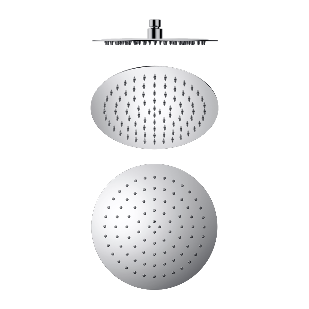 250MM ROUND STAINLESS STEEL SHOWER HEAD 4 STAR RATING CHROME