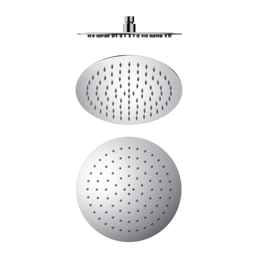 250MM ROUND STAINLESS STEEL SHOWER HEAD 4 STAR RATING CHROME