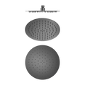 250MM ROUND STAINLESS STEEL SHOWER HEAD 4 STAR RATING GUN METAL