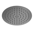 250MM ROUND STAINLESS STEEL SHOWER HEAD 4 STAR RATING GUN METAL