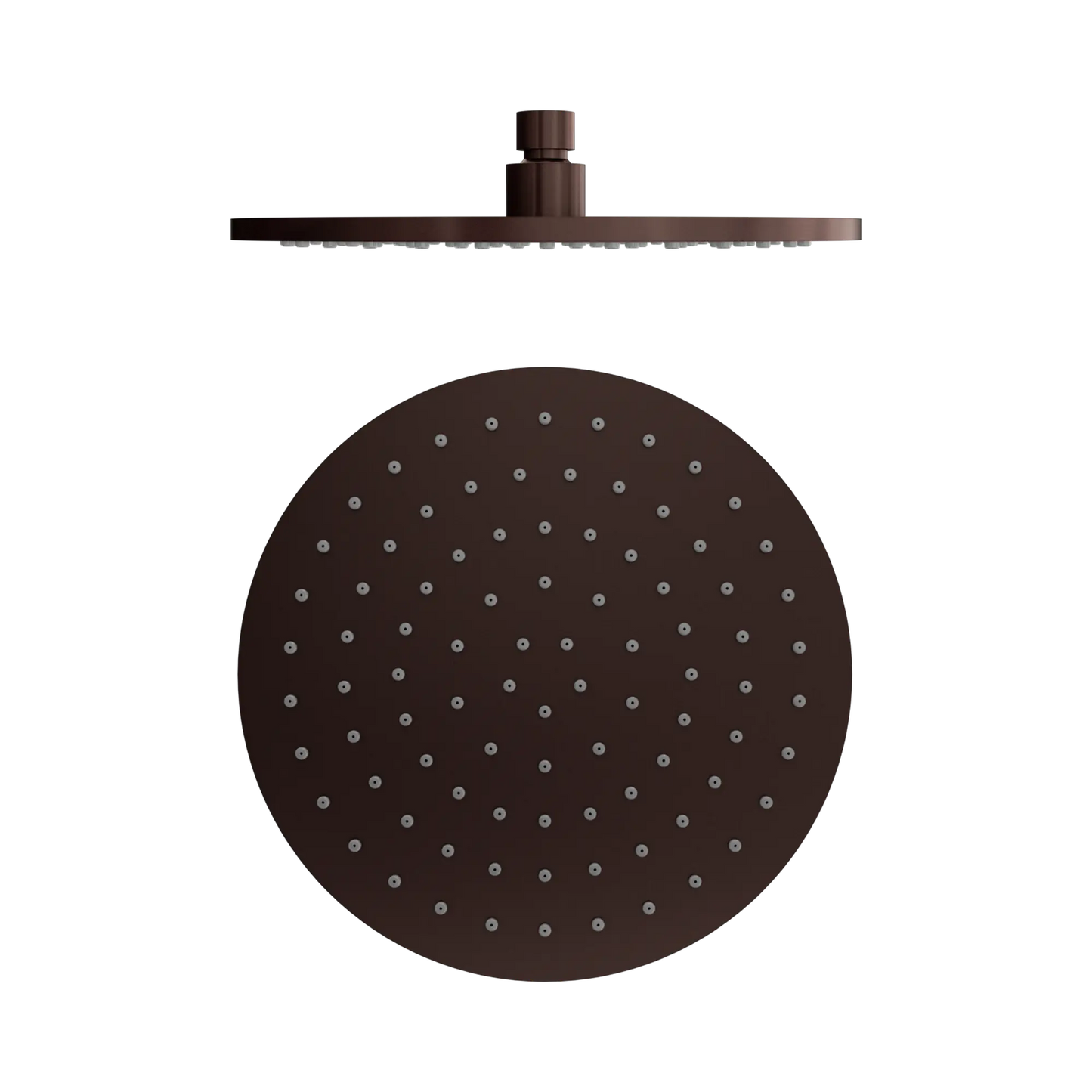 250mm Round Metal Shower Head II Rome Bronze