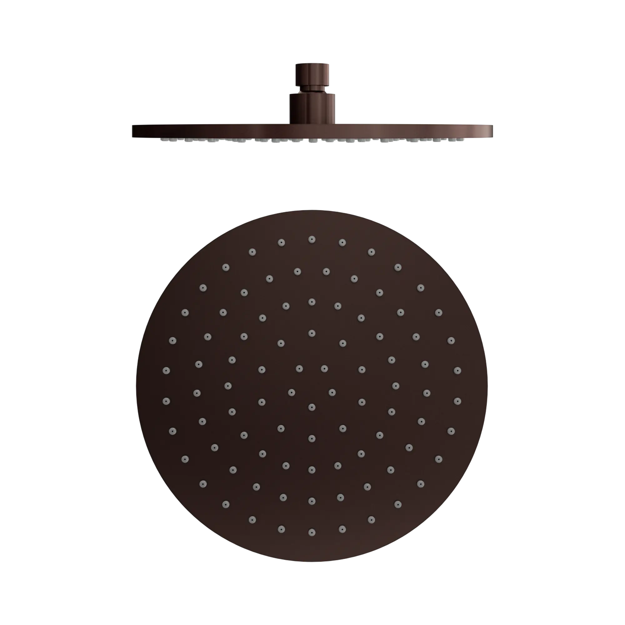 250mm Round Metal Shower Head II Rome Bronze