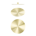 ZEN SS316L 300MM ROUND SHOWER HEAD BRUSHED GOLD