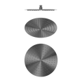 ZEN SS316L 300MM ROUND SHOWER HEAD GRAPHITE