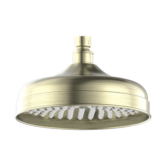 YORK 200MM SHOWER HEAD AGED BRASS (NR508094AB) AGED BRASS