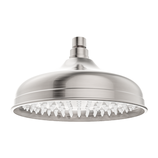 YORK 200MM SHOWER HEAD BRUSHED NICKEL