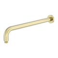 ZEN SS316L ROUND SHOWER ARM 400MM LENGTH BRUSHED GOLD