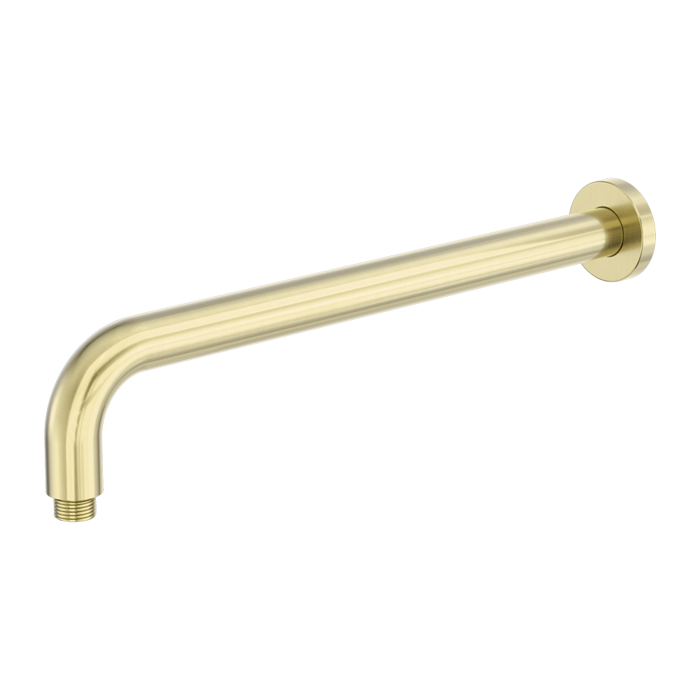 ZEN SS316L ROUND SHOWER ARM 400MM LENGTH BRUSHED GOLD