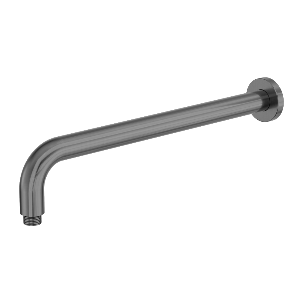 ZEN SS316L ROUND SHOWER ARM 400MM LENGTH GRAPHITE (NR509GR) GRAPHITE