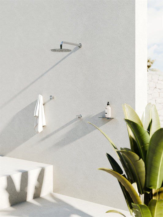 ZEN SS316L 300MM ROUND SHOWER HEAD BRUSHED NICKEL