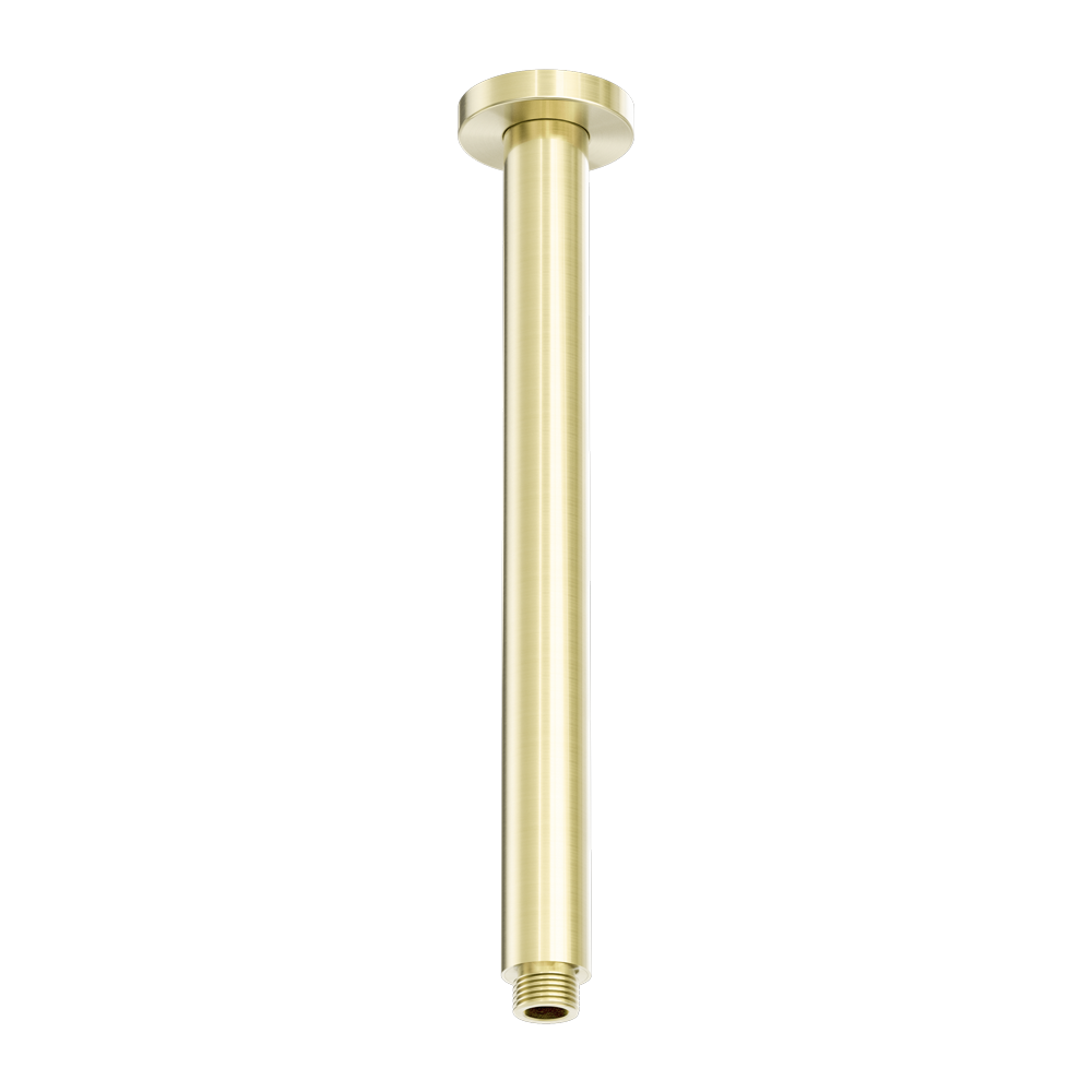 ZEN SS316L ROUND CEILING ARM 300MM LENGTH BRUSHED GOLD