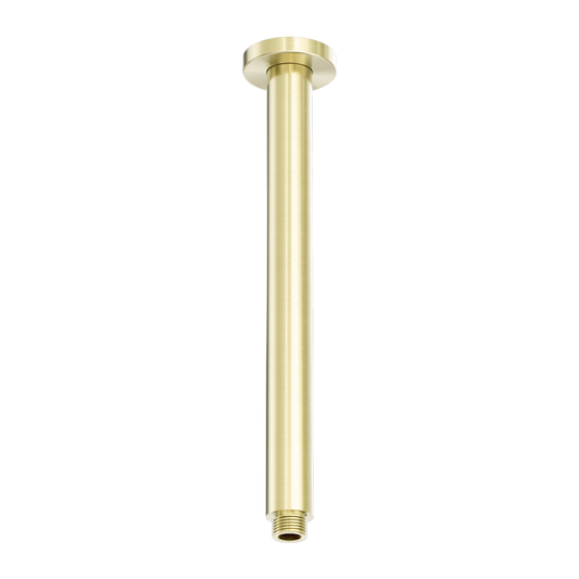 ZEN SS316L ROUND CEILING ARM 300MM LENGTH BRUSHED GOLD