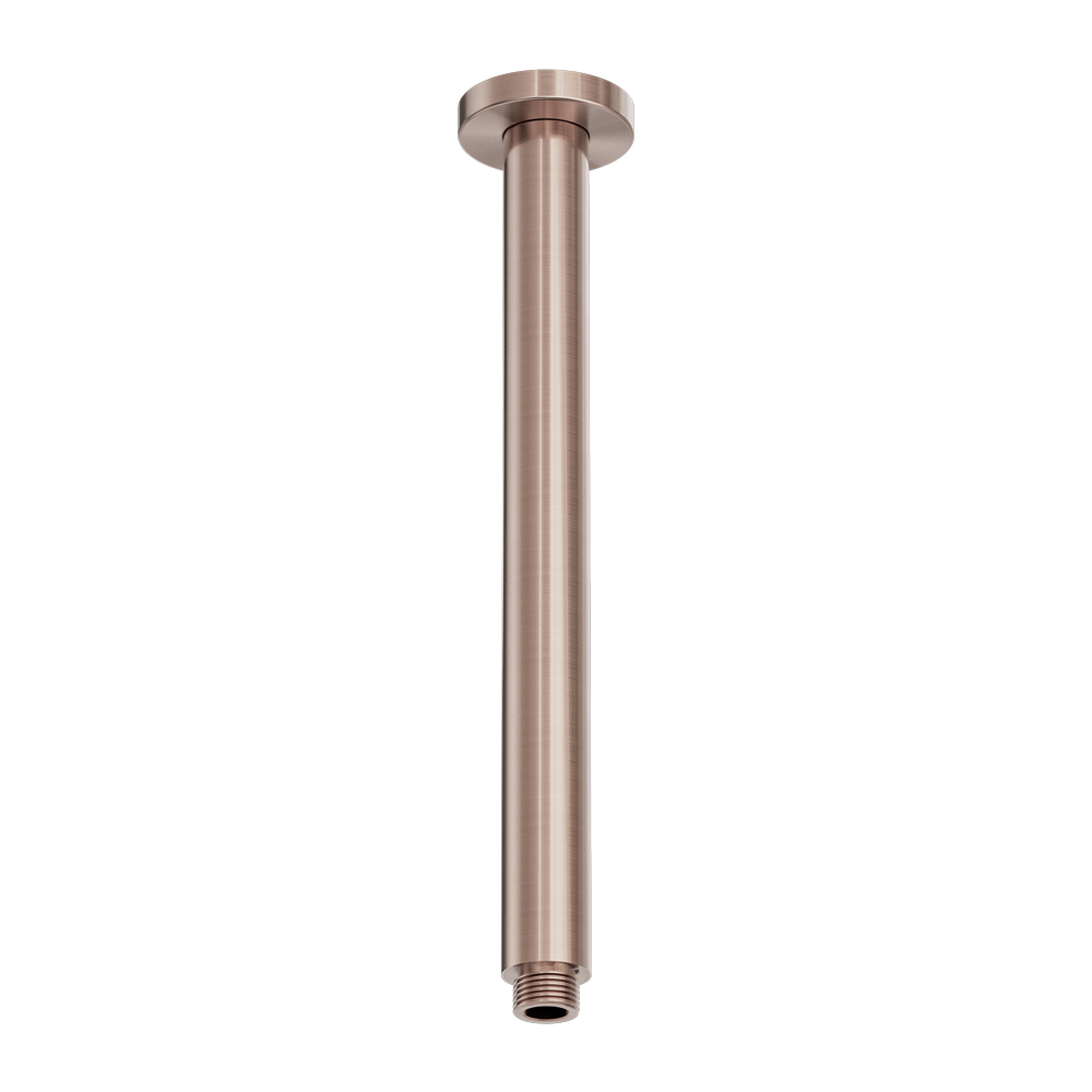 ZEN SS316L ROUND CEILING ARM 300MM LENGTH BRUSHED BRONZE