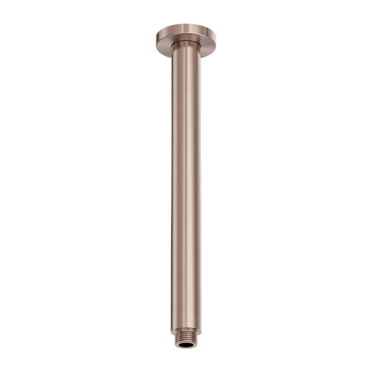 ZEN SS316L ROUND CEILING ARM 300MM LENGTH BRUSHED BRONZE
